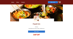 Desktop Screenshot of foodinnballyfermot.com