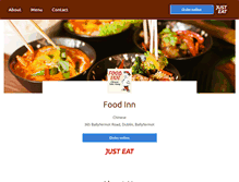 Tablet Screenshot of foodinnballyfermot.com